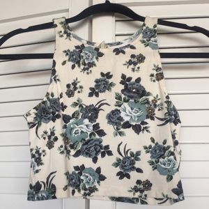3/$15 Forever 21 Floral Crop Top